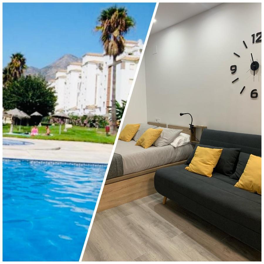 Precioso Estudio Frente Al Mar Con Piscina Benalmádena Εξωτερικό φωτογραφία
